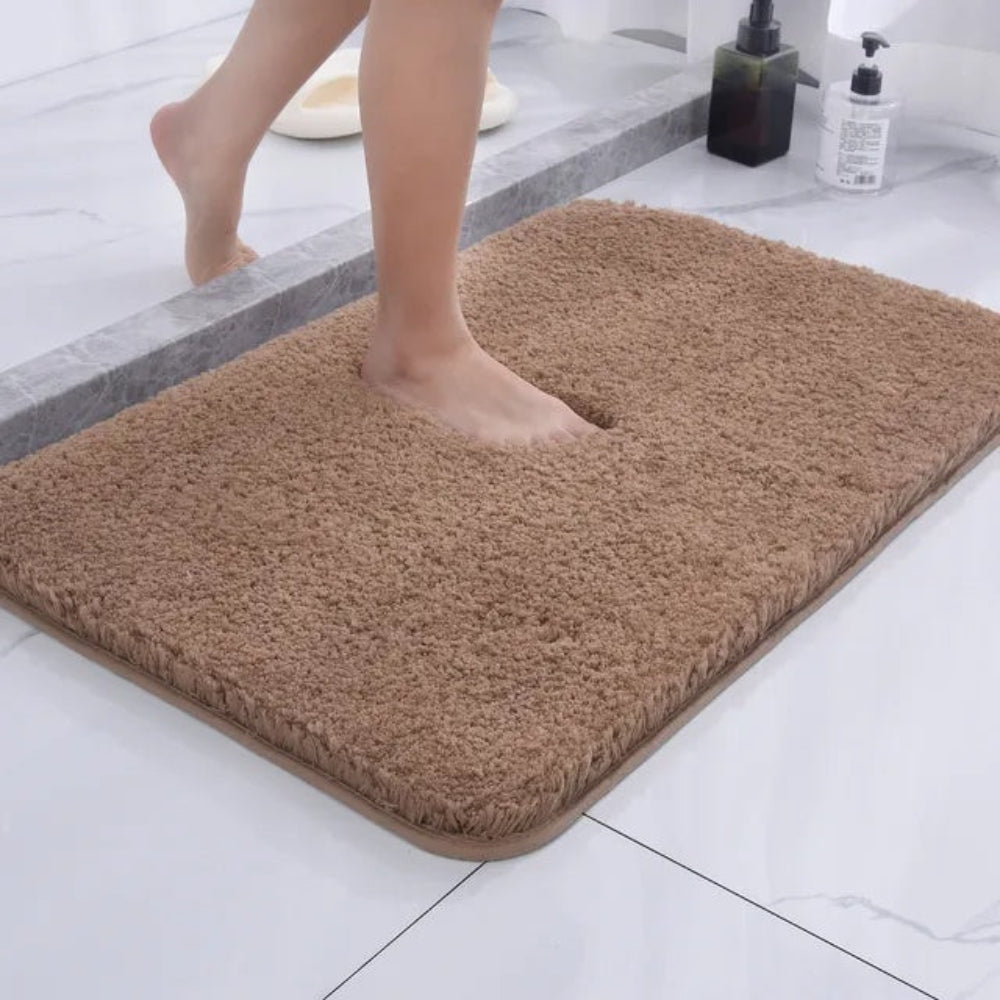 Zachte Pluche Badmat Antislip Microvezel Badkamermat Douchemat Sneldrogend Vloerkleed 40x60 50x80 60x90 | Sansoti