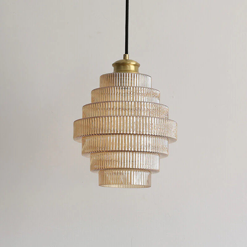 Glazen Hanglamp met Metalen Flessendesign E27 Fitting Diameter 22cm voor Keuken Eetkamer Woonkamer Verlichting | Sansoti