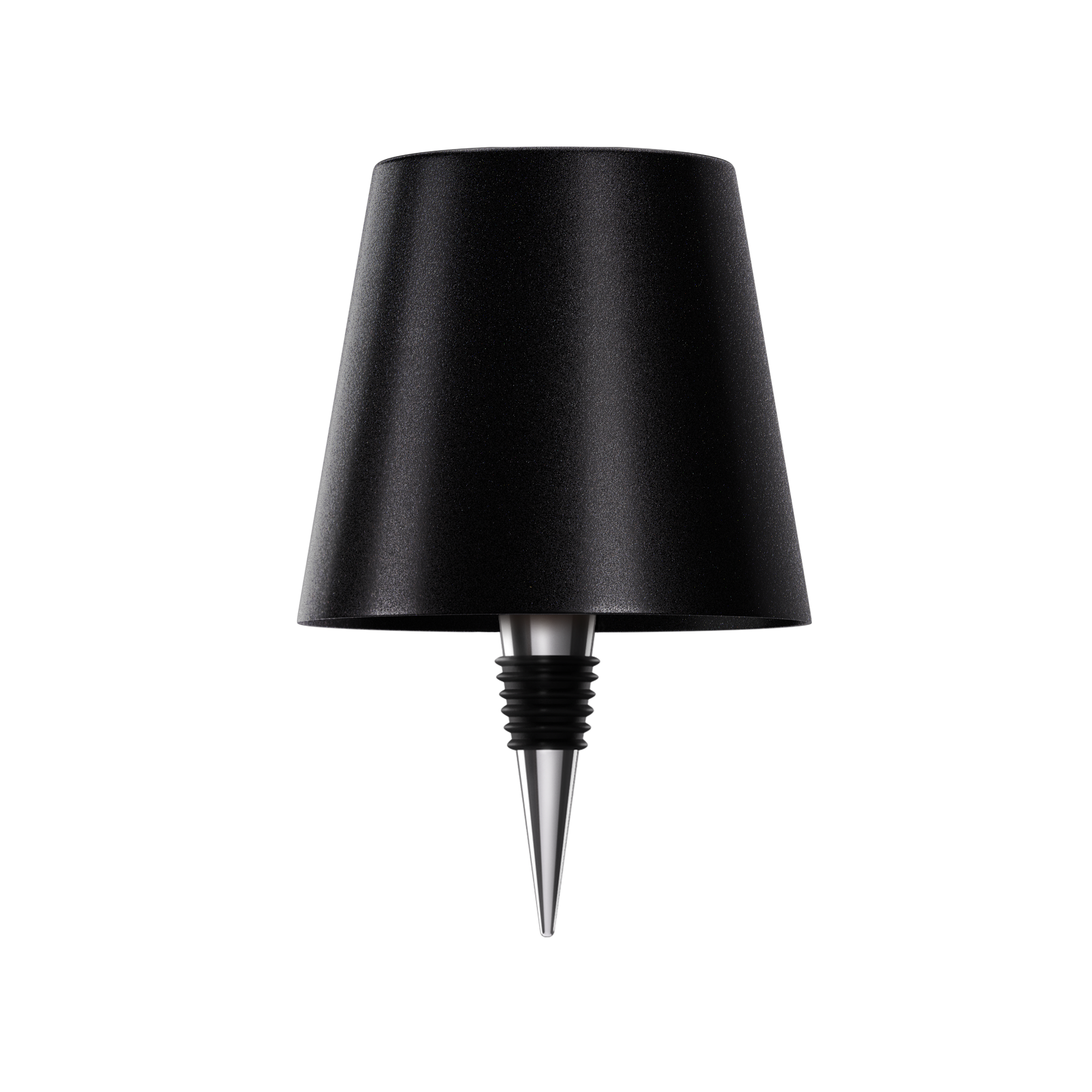 Flessenlamp Draadloos Oplaadbaar LED Zwart 3000K USB-C Tafellamp Wijnfles Bar Sfeerverlichting | Sansoti