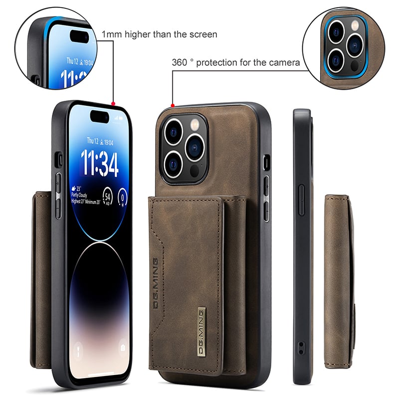Magnetische iPhone Portemonnee Hoes met Kaarthouder en Standaard Functie voor Bescherming en Comfort | Sansoti