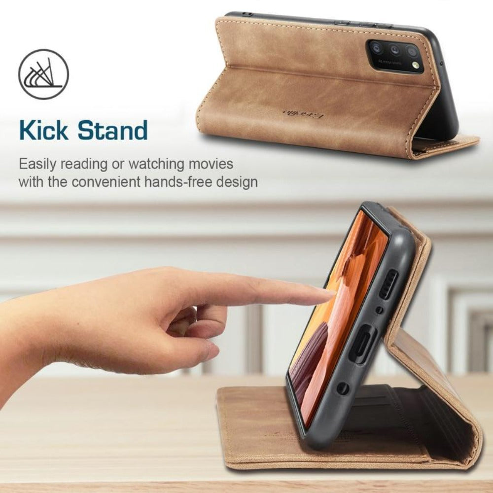 Portemonnee Telefoonhoesje Plantaardig Leer met Standaard en Kaarthouder voor iPhone 12 13 14 15 16 Pro Max | Sansoti