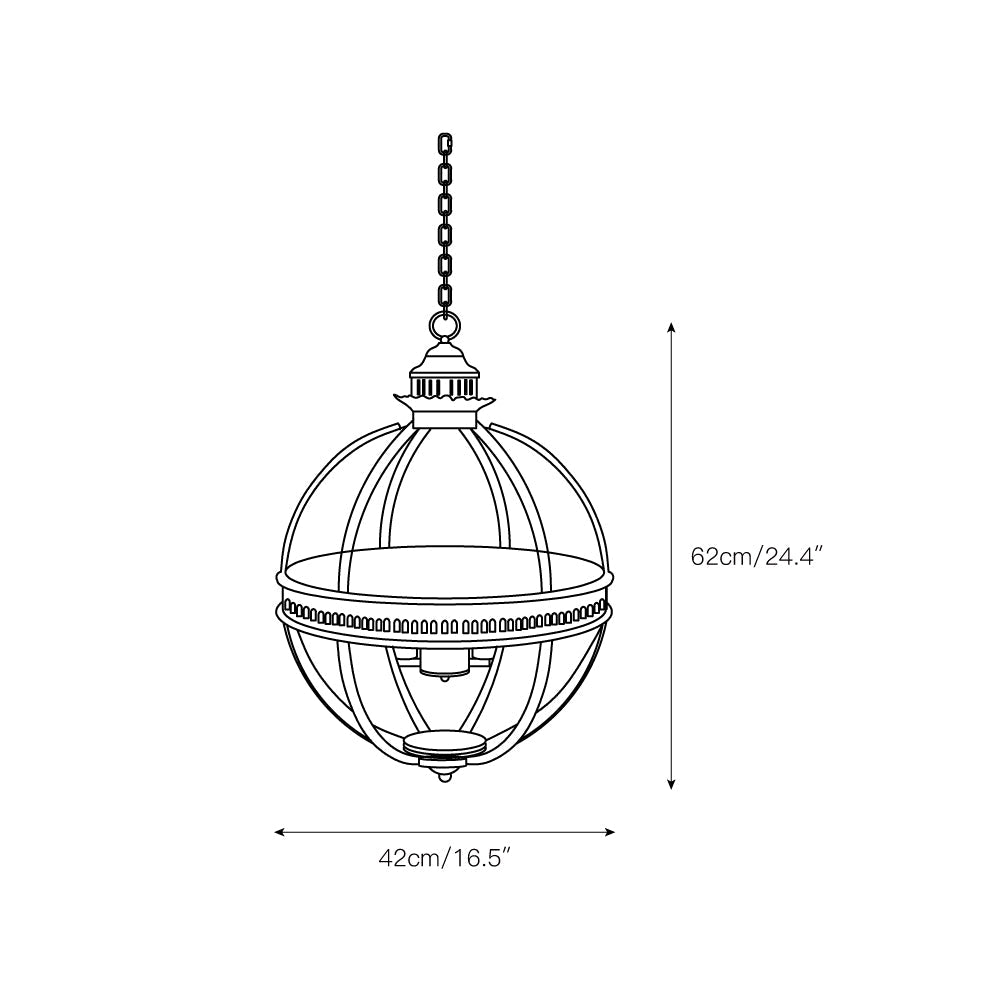 Suspension Baroque Avec Abat-Jours En Verre Et Finition Dorée – Lustre Design Luxe 3 Lumières | Restfield