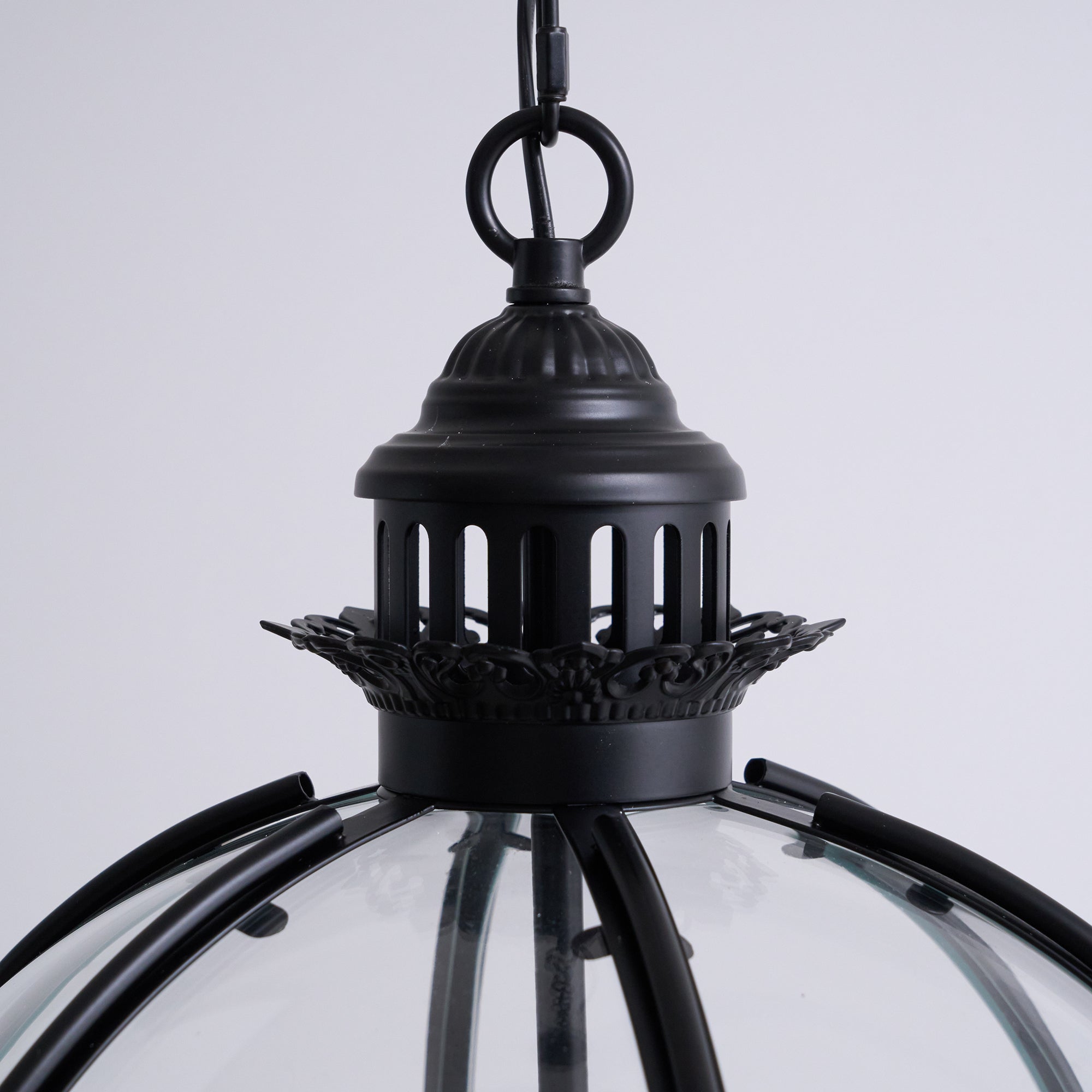 Suspension Baroque Avec Abat-Jours En Verre Et Finition Dorée – Lustre Design Luxe 3 Lumières | Restfield
