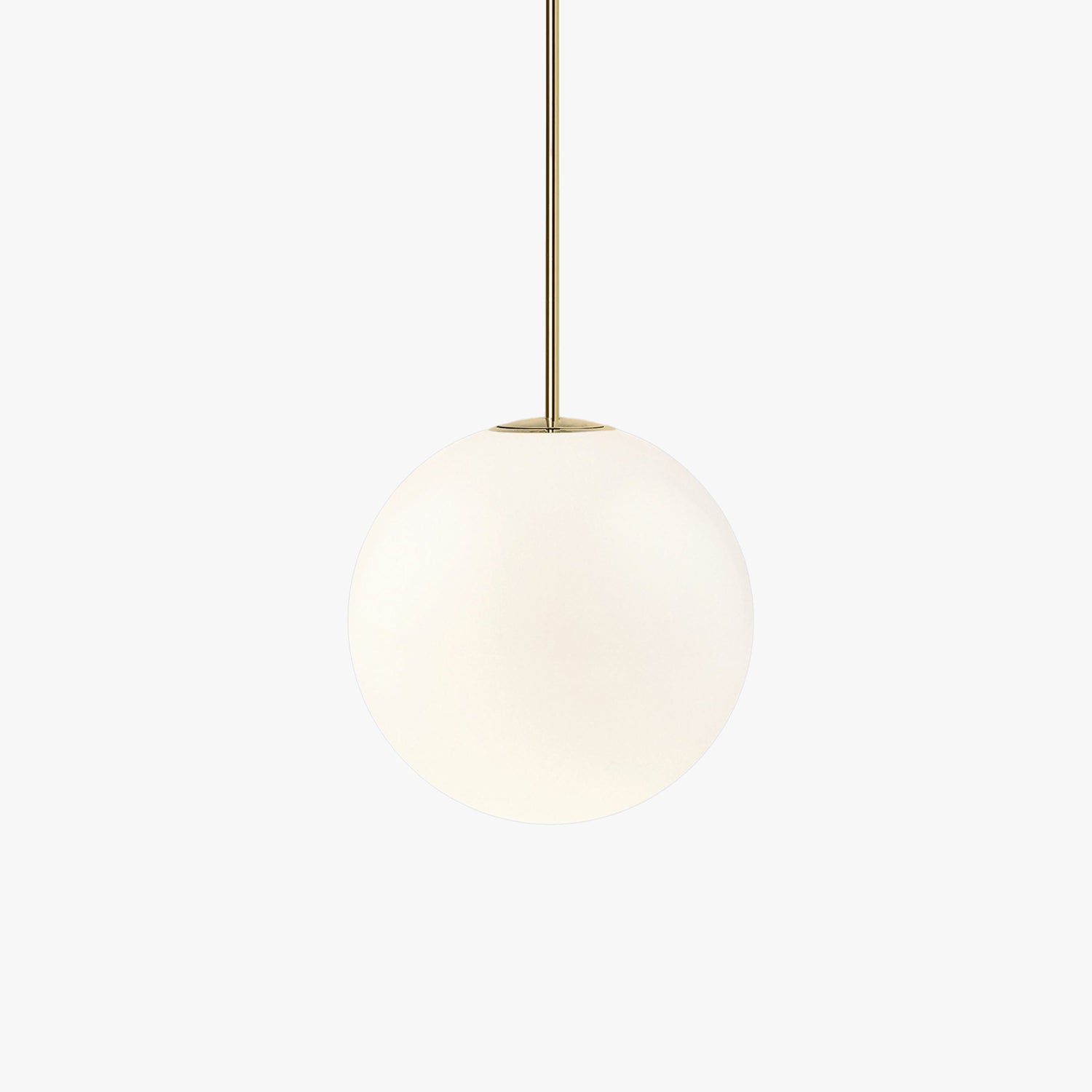 Hängelampe Messing Milchglas Decke Minimalistisch Modern Skandinavisch Flur Esstisch Nachttisch | Restfield