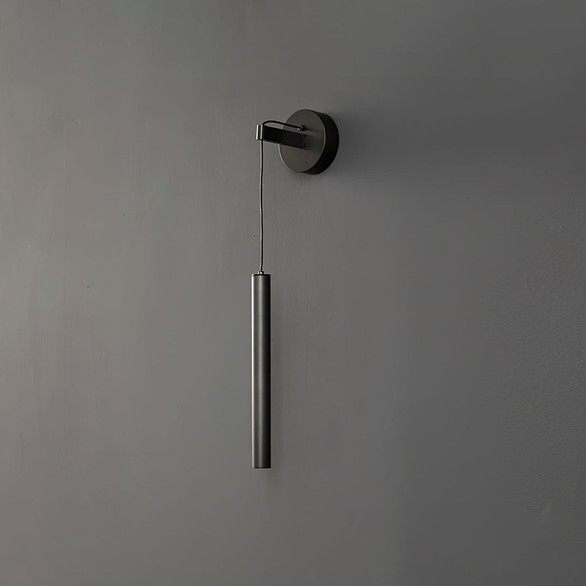 Minimalist Brass Wall Lamp LED Linear Design Scandinavian Modern Interior Ambient Lighting Living Room | Sansoti
