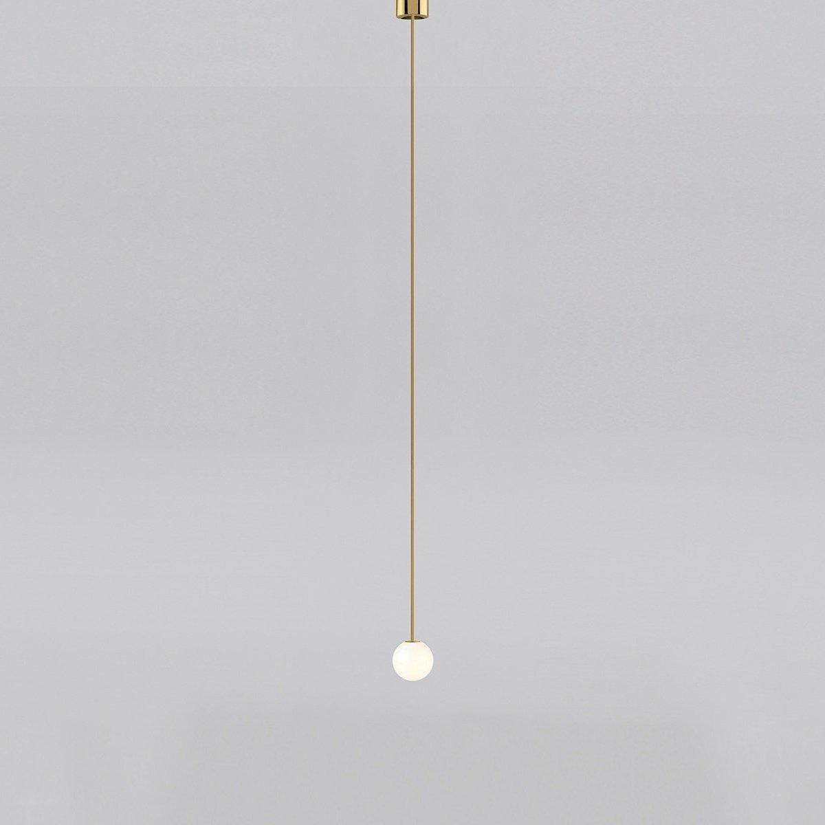 Hängelampe Messing Milchglas Decke Minimalistisch Modern Skandinavisch Flur Esstisch Nachttisch | Restfield