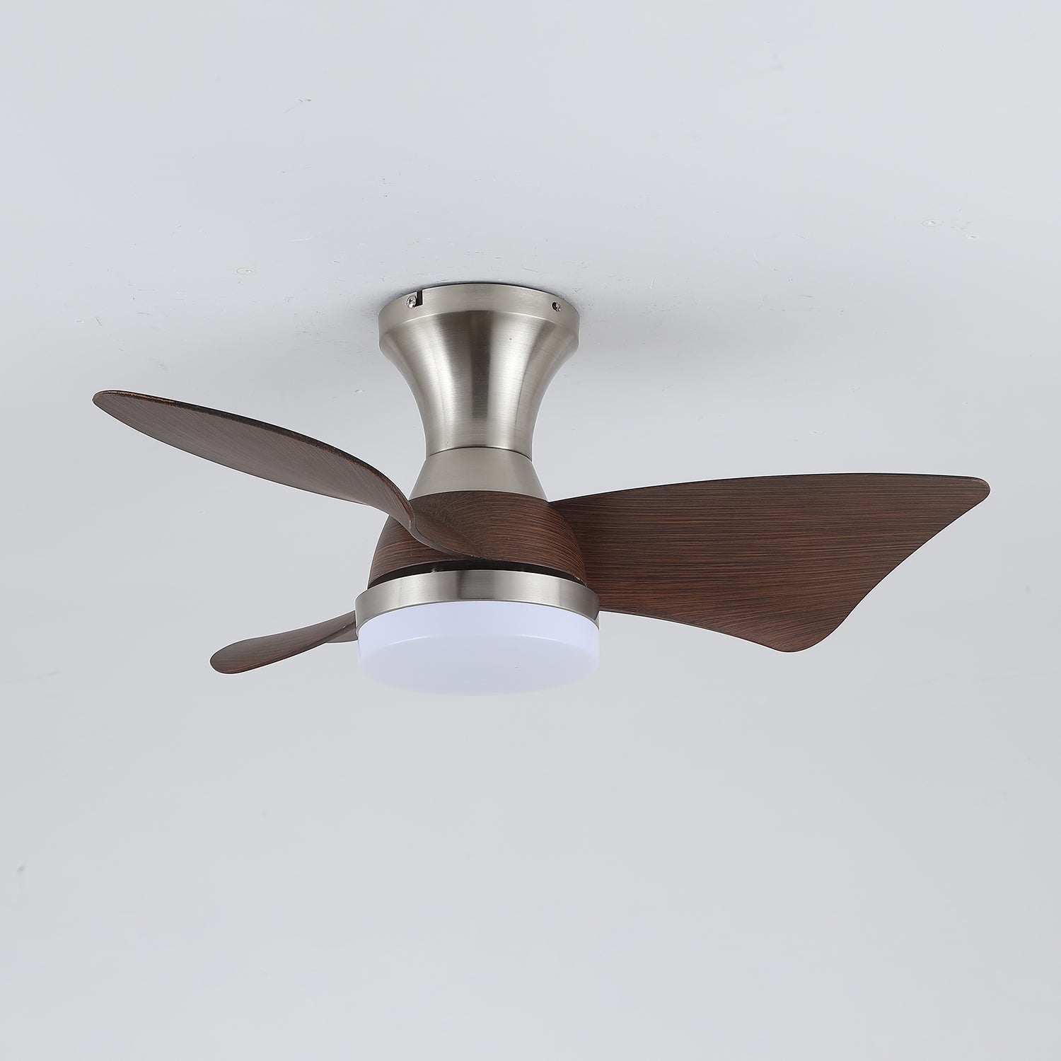 Moderne Plafondventilator met Verlichting – Houtnerf – Ø55 cm – Afstandsbediening – 6 Snelheden | Sansoti