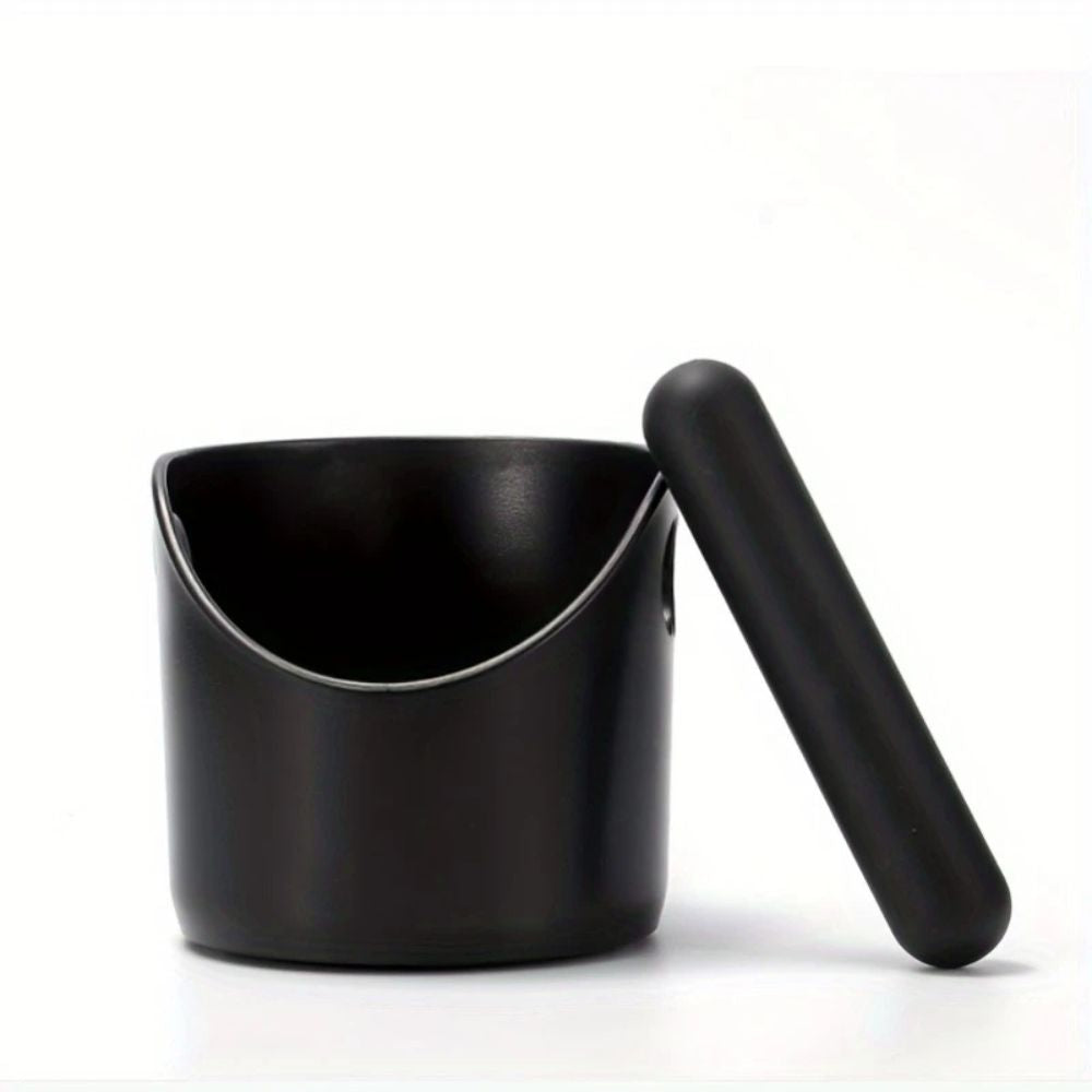 Koffiekloppot Modern Design ABS Kunststof Mat Afwerking Antislipbodem Verwijderbare Klopstang Professioneel Thuis Café Barista Espresso Dik Afval Opvang Accessoire | Sansoti