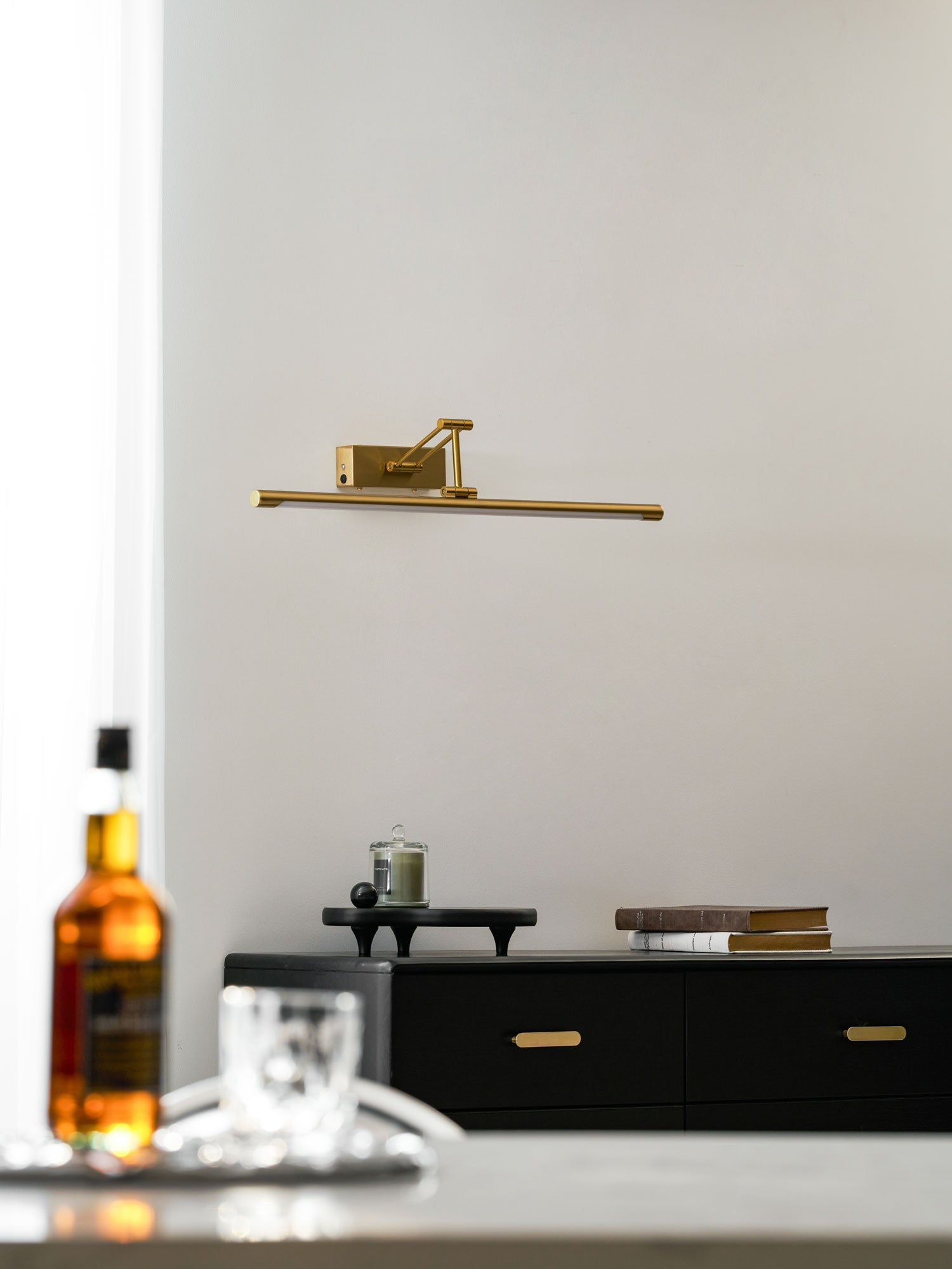 Oplaadbare Schilderijverlichting Goud USB Draadloos Frame Lamp voor Kunst Foto's Muur | Sansoti