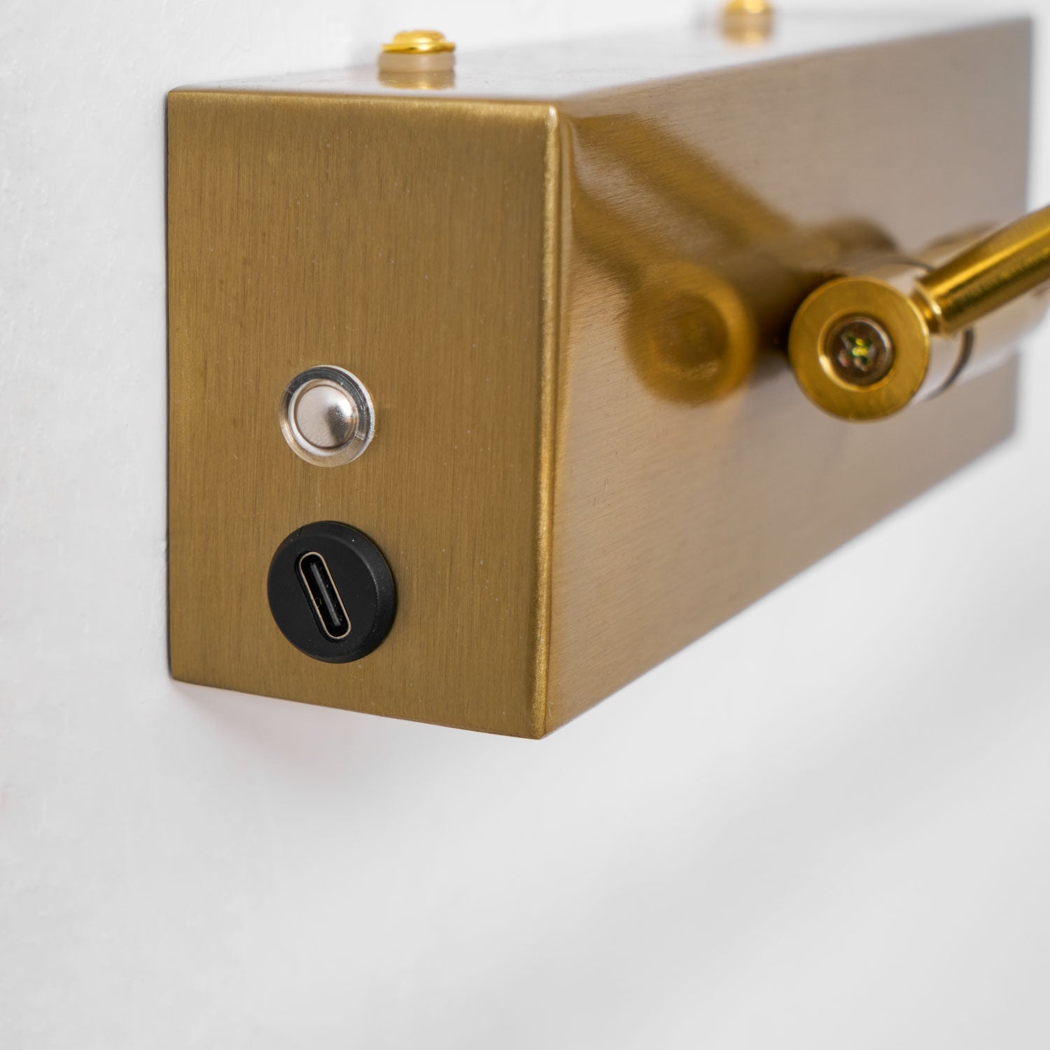 Oplaadbare Schilderijverlichting Goud USB Draadloos Frame Lamp voor Kunst Foto's Muur | Sansoti