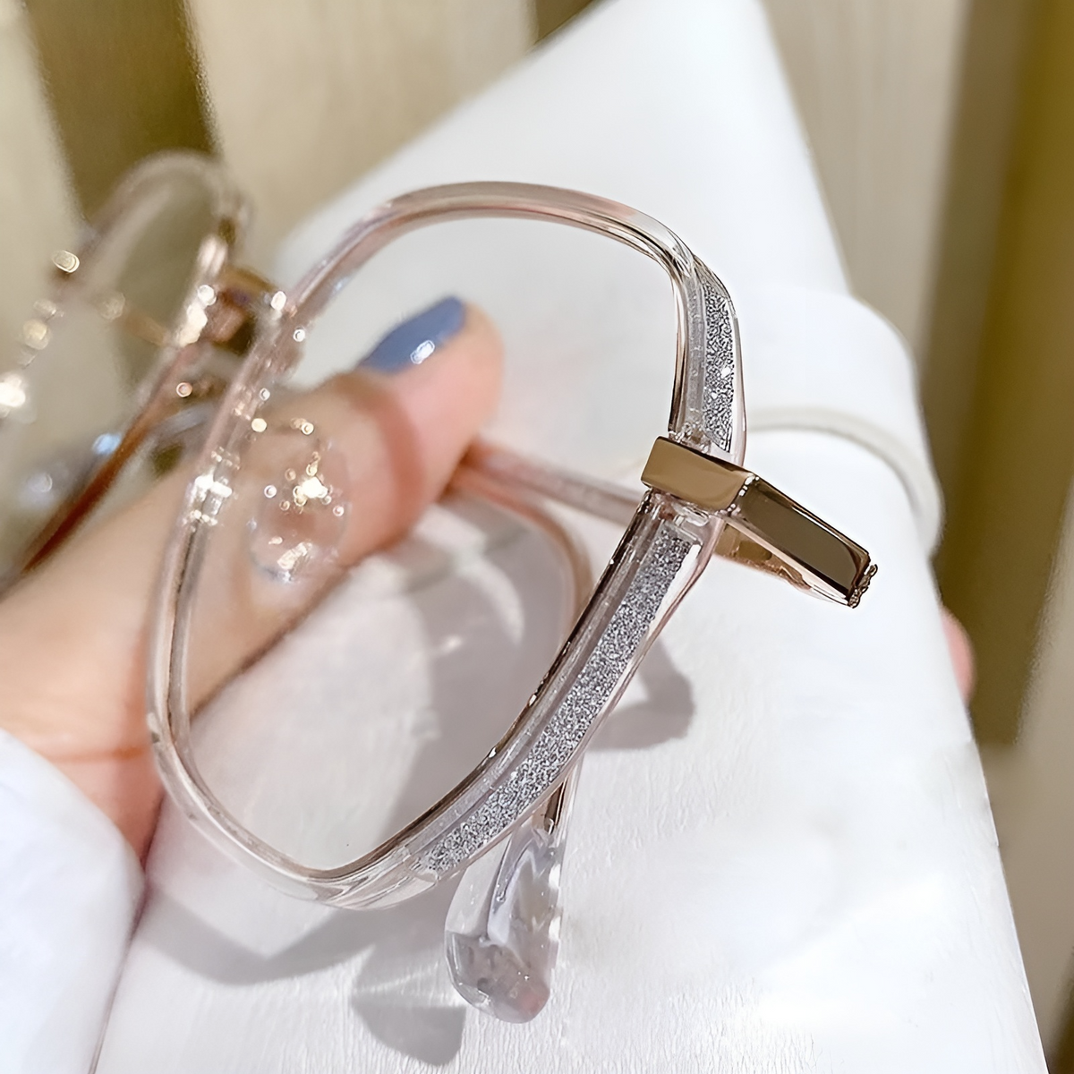 Multifokale Lesebrille mit Blaulichtfilter und UV-Schutz, Antireflexbeschichtung, ergonomisches Gestell | Sansoti