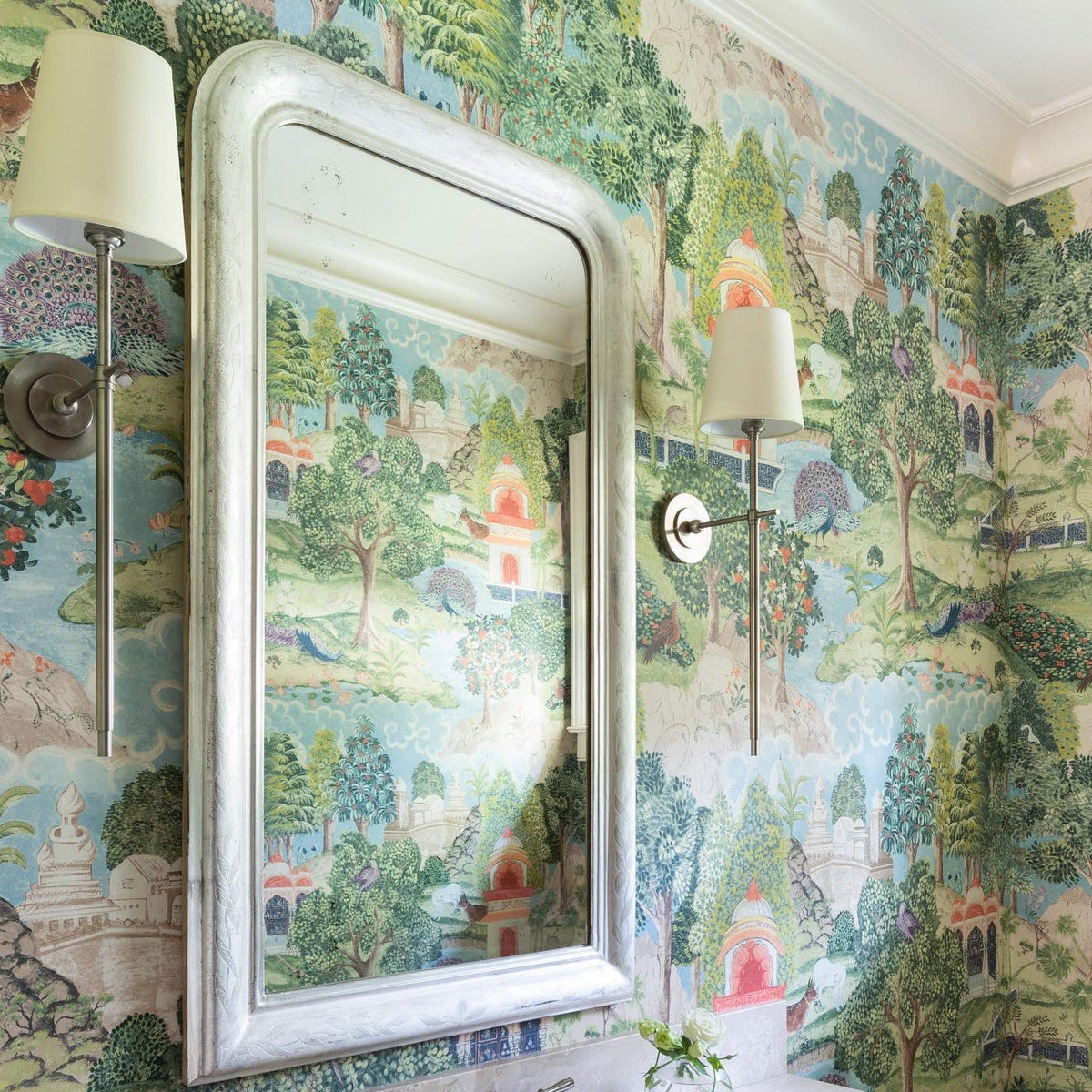 Wandleuchte Messing Stoff Leinen Konischer Schirm Klassisches Design Wohnzimmer Schlafzimmer Esszimmer Warmes Stimmungslicht | Sansoti