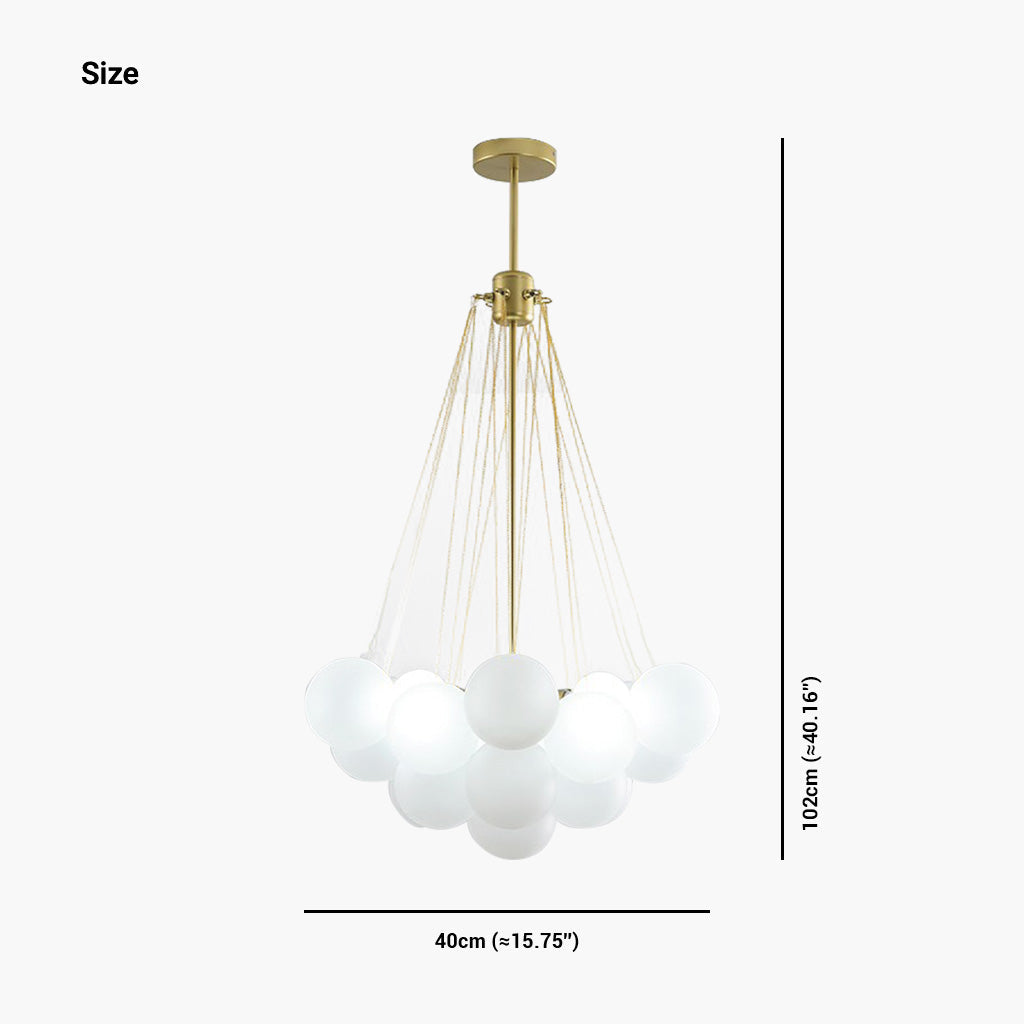 Glaskugel-Hängeleuchte mit Metallkette Schwarz Gold Verstellbare LED-Pendelleuchte Esszimmer Schlafzimmer | Sansoti