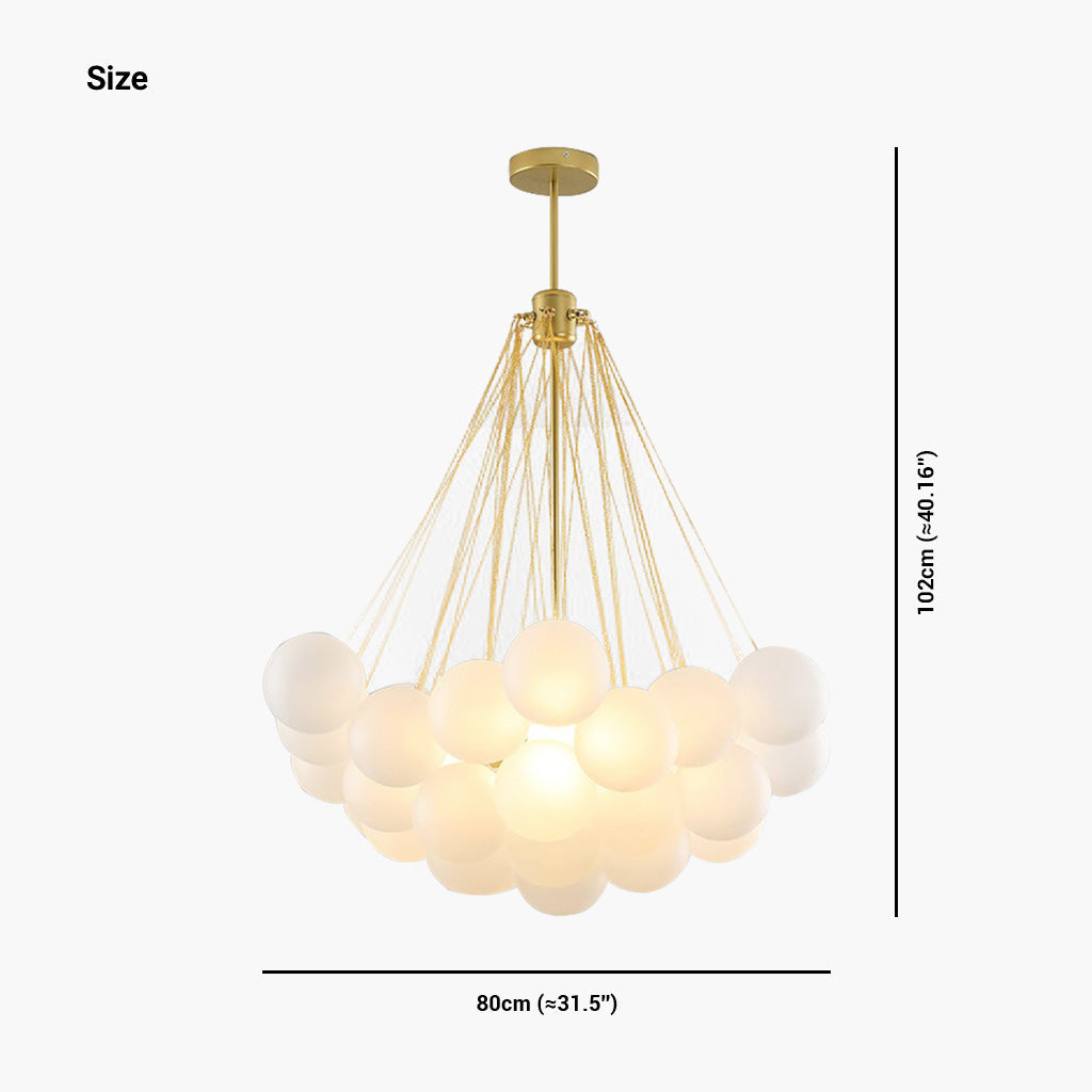 Glaskugel-Hängeleuchte mit Metallkette Schwarz Gold Verstellbare LED-Pendelleuchte Esszimmer Schlafzimmer | Sansoti