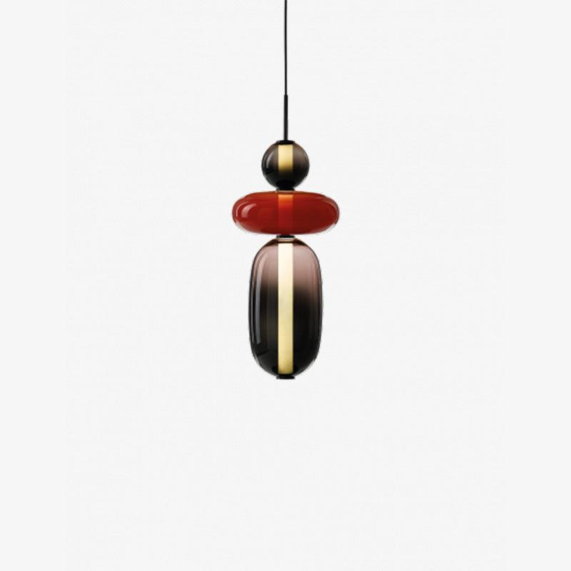 Hängelampe Farbiges Glas Acryl LED Dimmbar Metall 16-18cm 8 Modelle Wohnzimmer Esszimmer Modern | Restfield
