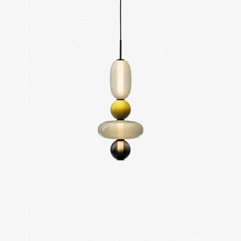 Hängelampe Farbiges Glas Acryl LED Dimmbar Metall 16-18cm 8 Modelle Wohnzimmer Esszimmer Modern | Restfield