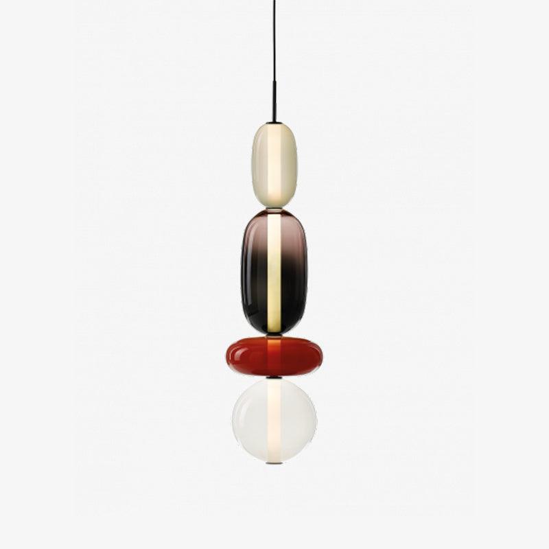 Hängelampe Farbiges Glas Acryl LED Dimmbar Metall 16-18cm 8 Modelle Wohnzimmer Esszimmer Modern | Restfield