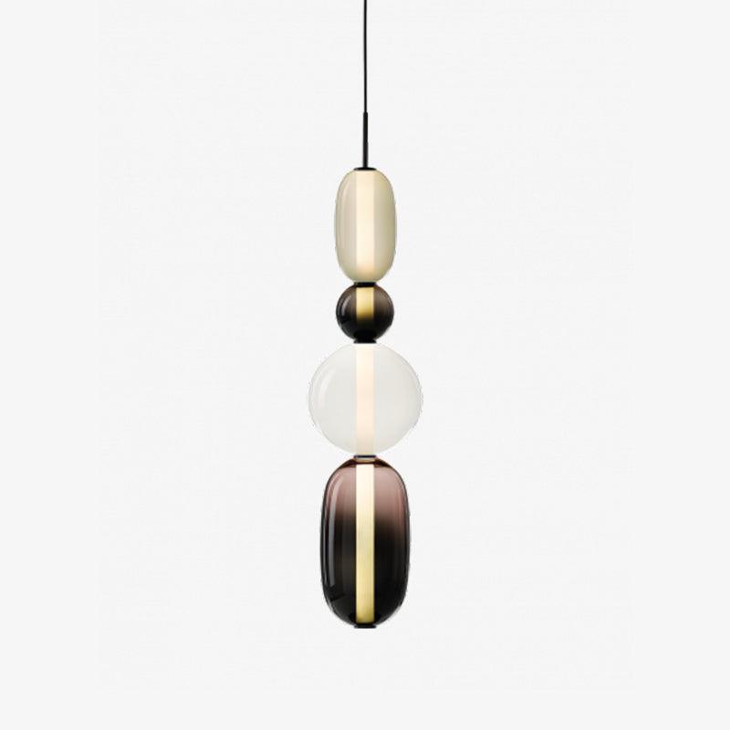 Hängelampe Farbiges Glas Acryl LED Dimmbar Metall 16-18cm 8 Modelle Wohnzimmer Esszimmer Modern | Restfield