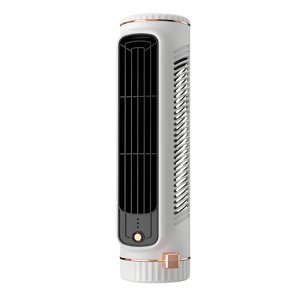 Tower Fan Bladeless Design USB Table Fan with 60° Oscillation for Desk and Office | Sansoti