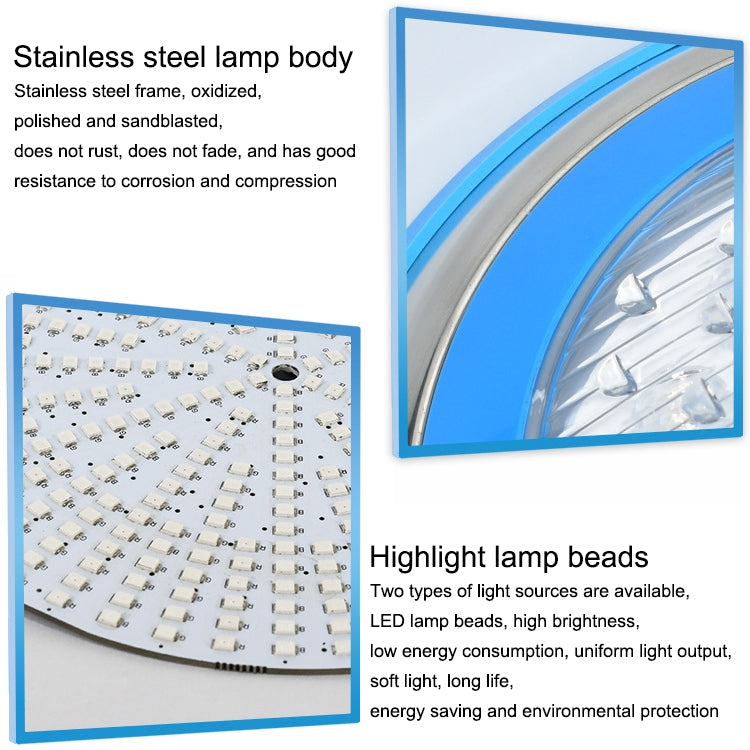 Underwater Lighting LED 15W Wall-Mounted Pool Garden Stainless Steel Waterproof IP68 Outdoor Light Pond Fountain Pool | Sansoti