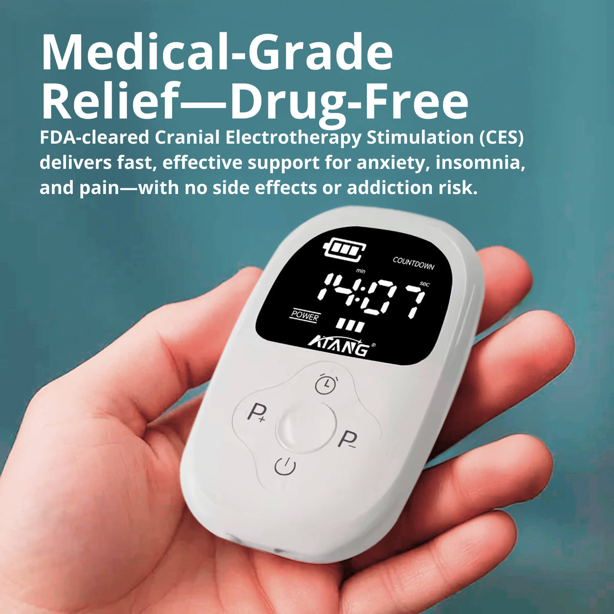 Appareil de relaxation à microstimulation électrique rechargeable pour optimiser le sommeil et réduire le stress à domicile | Sansoti
