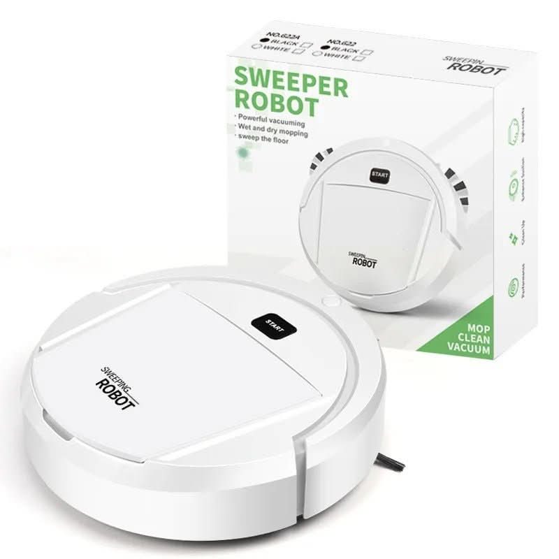 Robotstofzuiger Automatisch met Intelligente Navigatie Obstakeldetectie en App Bediening voor Vloeren tot 180m² | Sansoti