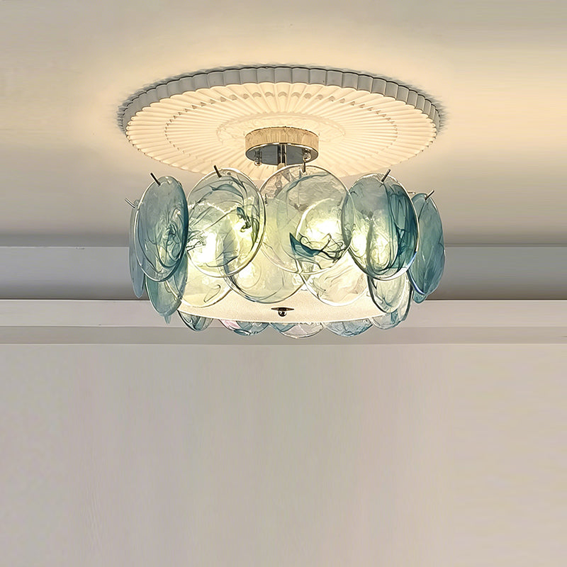 Ceiling Light Glass Globe Metal Chrome E14 Ambient Light Modern Scandinavian Interior Living Room Dining Room | Sansoti