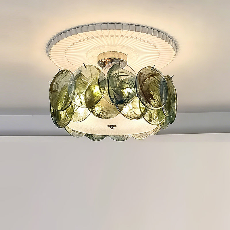 Ceiling Light Glass Globe Metal Chrome E14 Ambient Light Modern Scandinavian Interior Living Room Dining Room | Sansoti