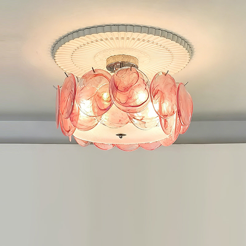 Ceiling Light Glass Globe Metal Chrome E14 Ambient Light Modern Scandinavian Interior Living Room Dining Room | Sansoti