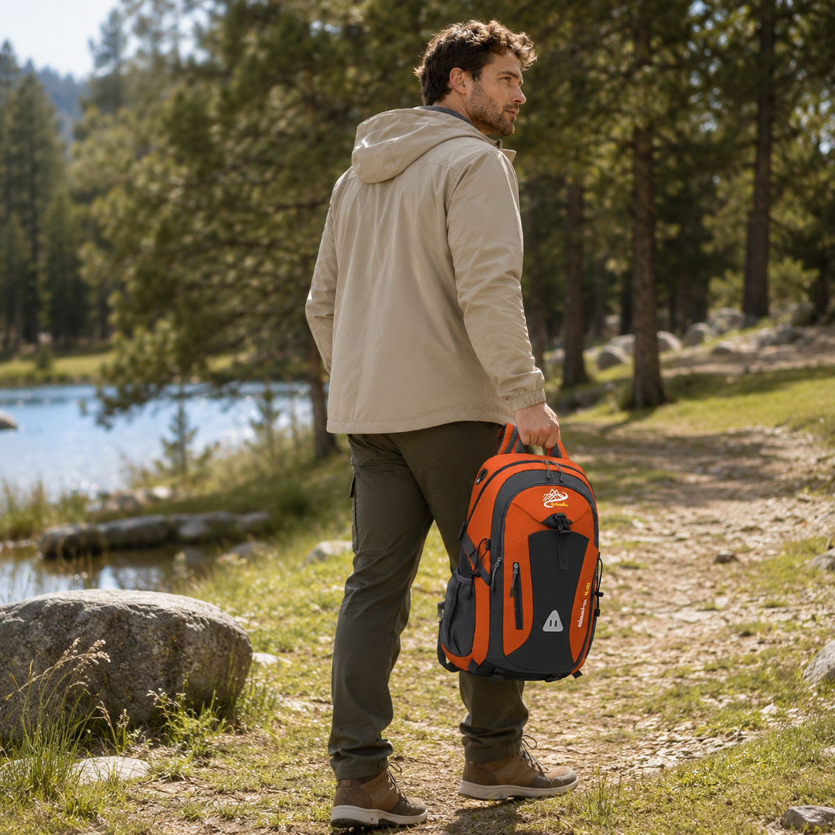 40L Hiking Backpack with Multiple Compartments Adjustable Carrying Comfort Hiking Outdoor Daily Use Backpack | Sansoti