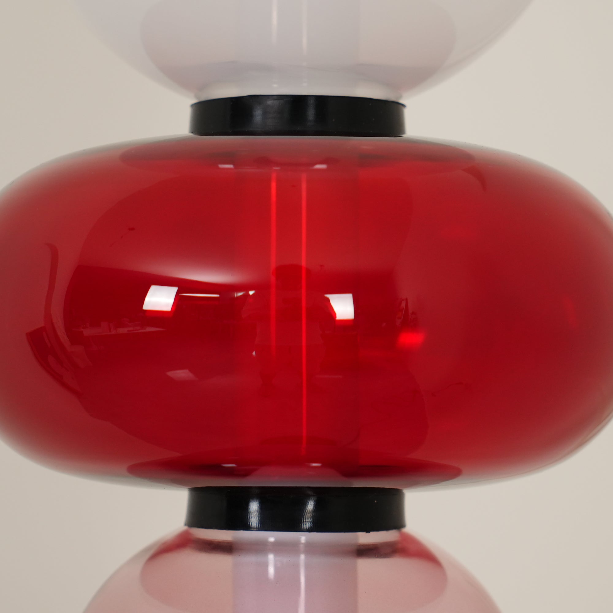 Handgeblazen Glazen Vloerlamp met Artistieke Glasclusters – Decoratief Stijlicoon met Geïntegreerde LED – Verkrijgbaar in Twee Hoogtes | Sansoti