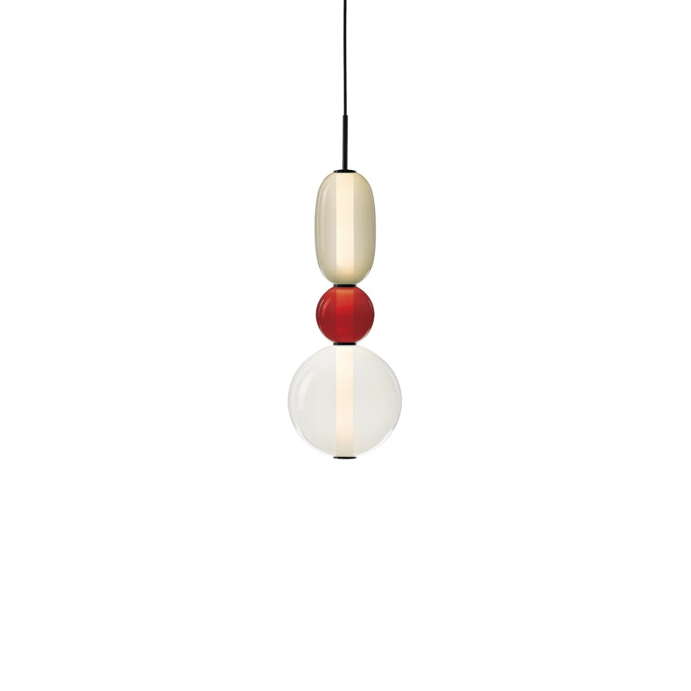 Glazen Hanglamp met Handgeblazen Kappen – Moderne Verlichting met Ambachtelijk Glaswerk | Sansoti