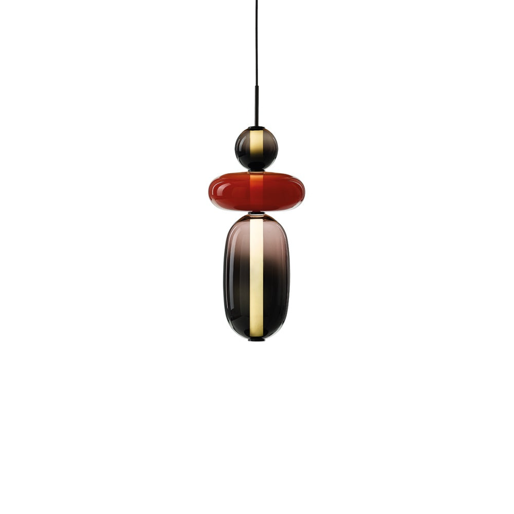 Glazen Hanglamp met Handgeblazen Kappen – Moderne Verlichting met Ambachtelijk Glaswerk | Sansoti