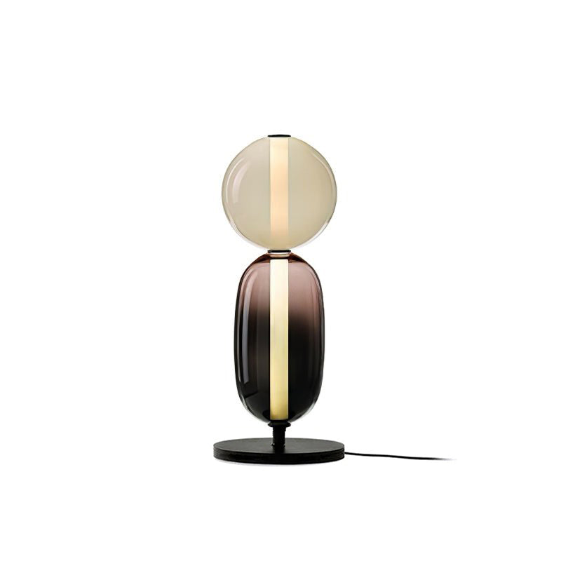 Designer Table Lamp Colored Glass Acrylic Dimmable LED Remote Control Decorative Modern Ambient Lighting Interior | Sansoti