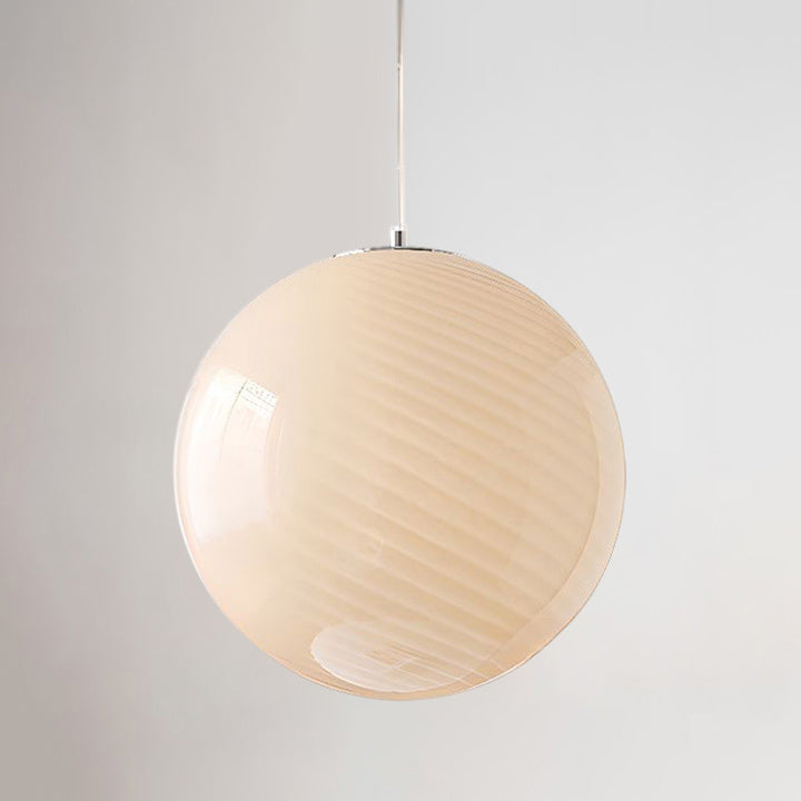 Glazen Hanglamp met Gedraaide Vorm – Handgeblazen Designverlichting voor Keukeneiland en Eetruimte | Sansoti
