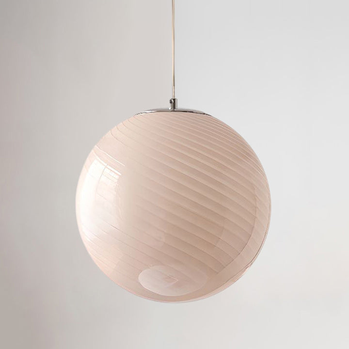 Glazen Hanglamp met Gedraaide Vorm – Handgeblazen Designverlichting voor Keukeneiland en Eetruimte | Sansoti