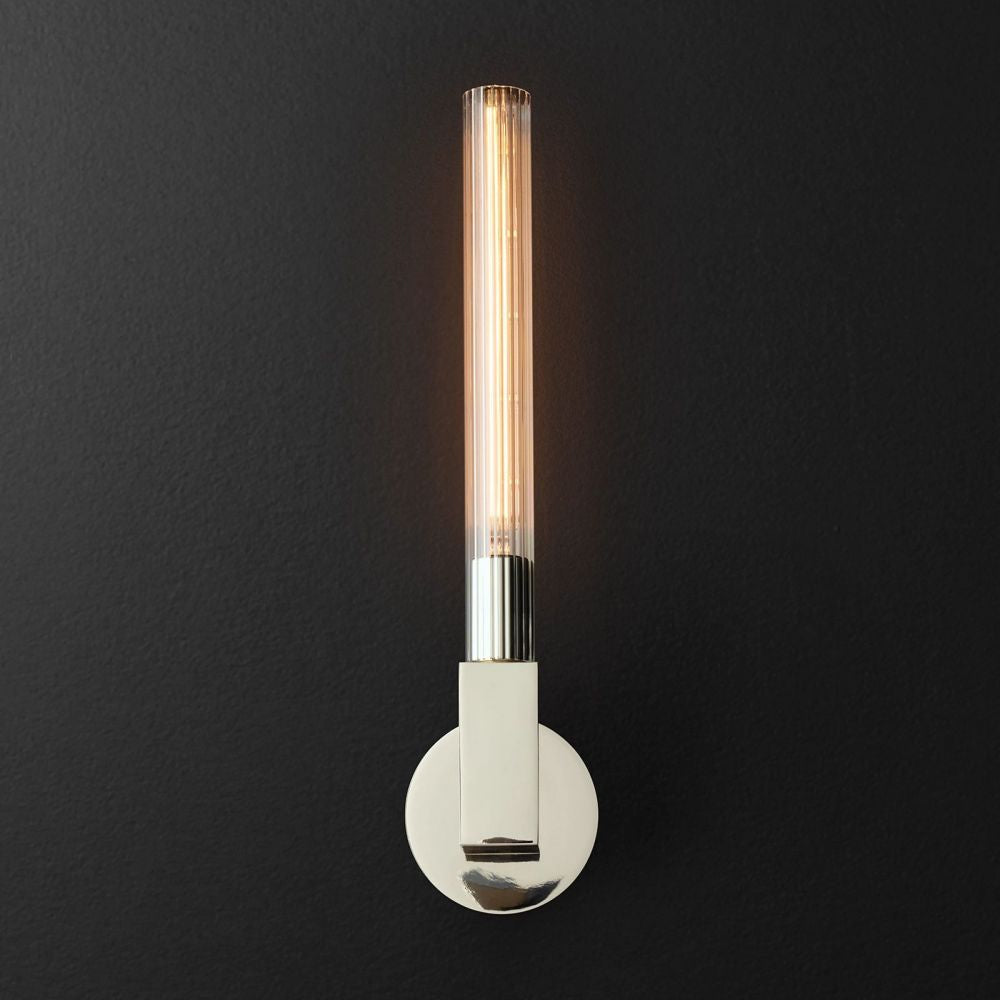 Applique murale en verre style chandelier, laiton, noir, nickel, salon, chambre, salle à manger, éclairage design dimmable | Sansoti