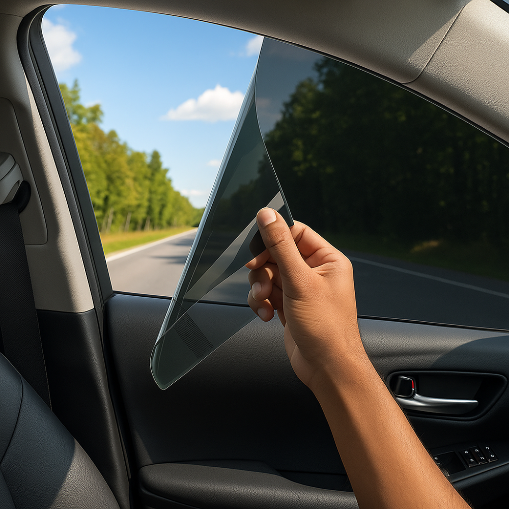 Autoruit Zonwerende Folie UV Bescherming Warmte Werend Privacy Tinten Raamfolie voor Auto Interieur Zomer | Sansoti