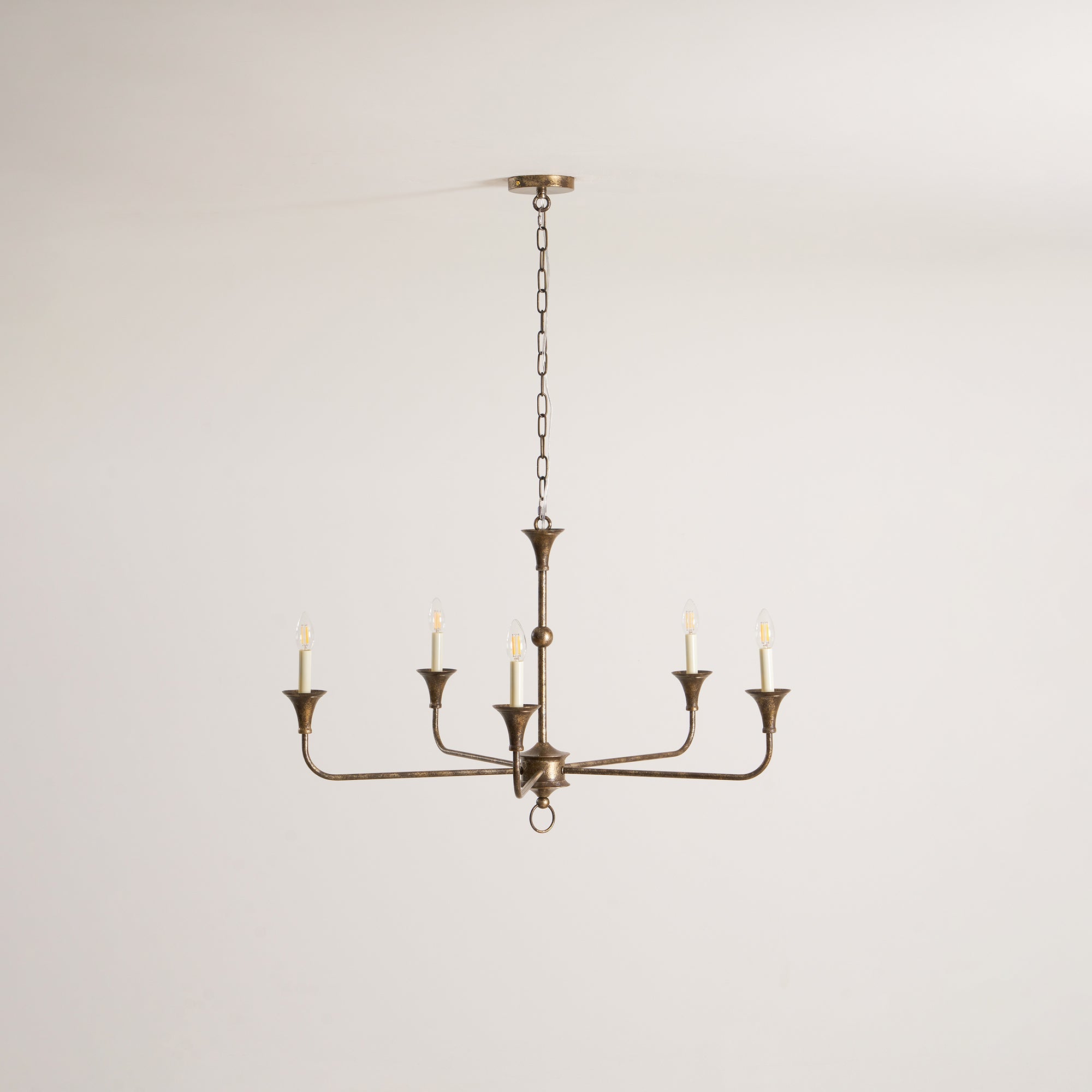 Lampe Bougie Lustre Laiton Métal Or Noir Blanc Nickel Salon Salle à Manger 5 6 Bras Suspension Vintage Lustre Bougies | Restfield
