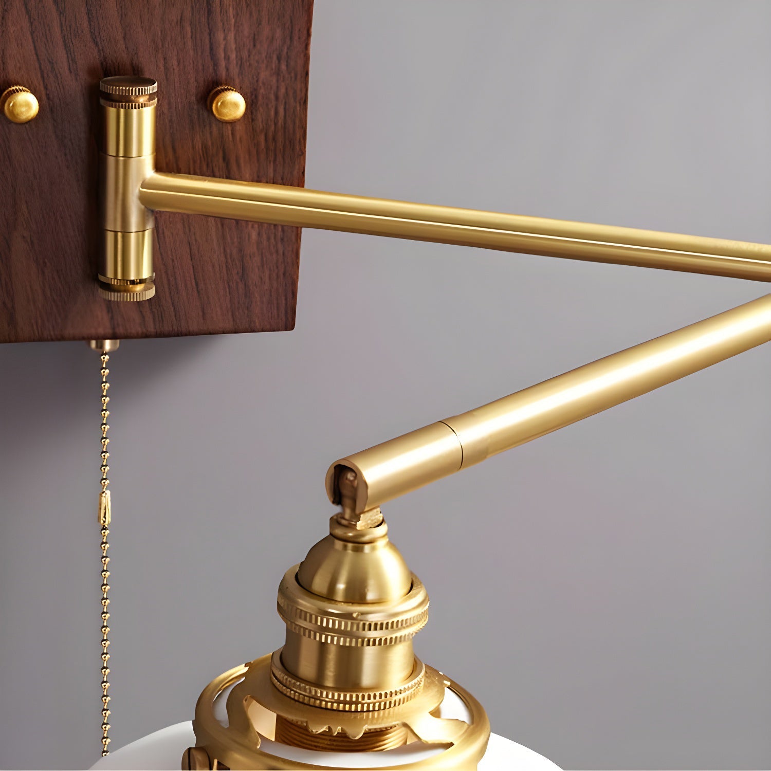 Keramische Wandlamp Geometrisch Design – 5 Modellen Messing & Walnoot | Sansoti