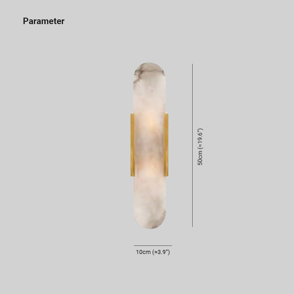 LED Wandlamp Metaal Dolomiet Kristal Slaapkamer Eetkamer Modern Leeslamp Zwart Goud Elegant Design Sfeerverlichting | Sansoti