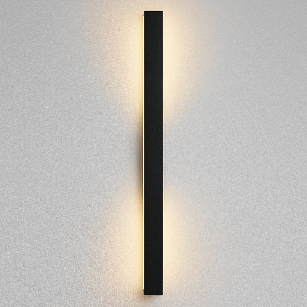 LED Buitenwandlamp IP65 Waterdicht Minimalistisch Zwart Wit Sfeervol Trapverlichting Gevelarm 60-200cm | Sansoti