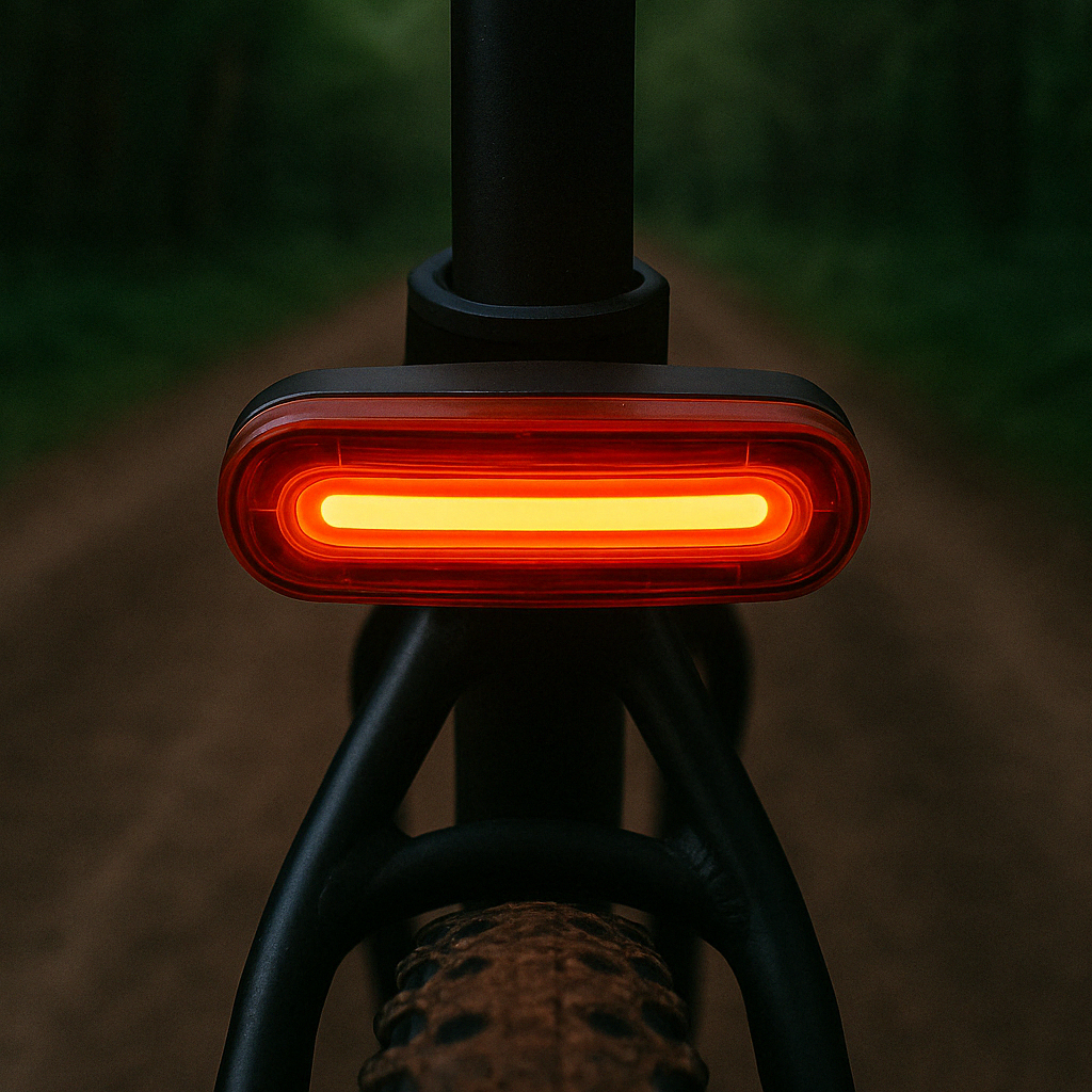 Compacte USB Fietsachterlicht met 200 Lumen & Stroboscoop – Veiligheidslicht voor Nachtritten, 4 Lichtmodi, Waterdicht IPX5 | Sansoti