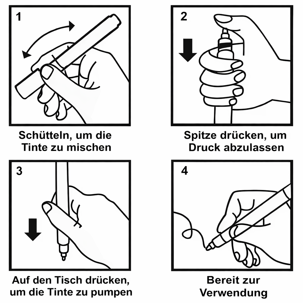 Metallic Stiften Set 12 Kleuren voor Papier Glas Kunststof Creatief Tekenen Knutselen DIY Projecten Hobby | Sansoti