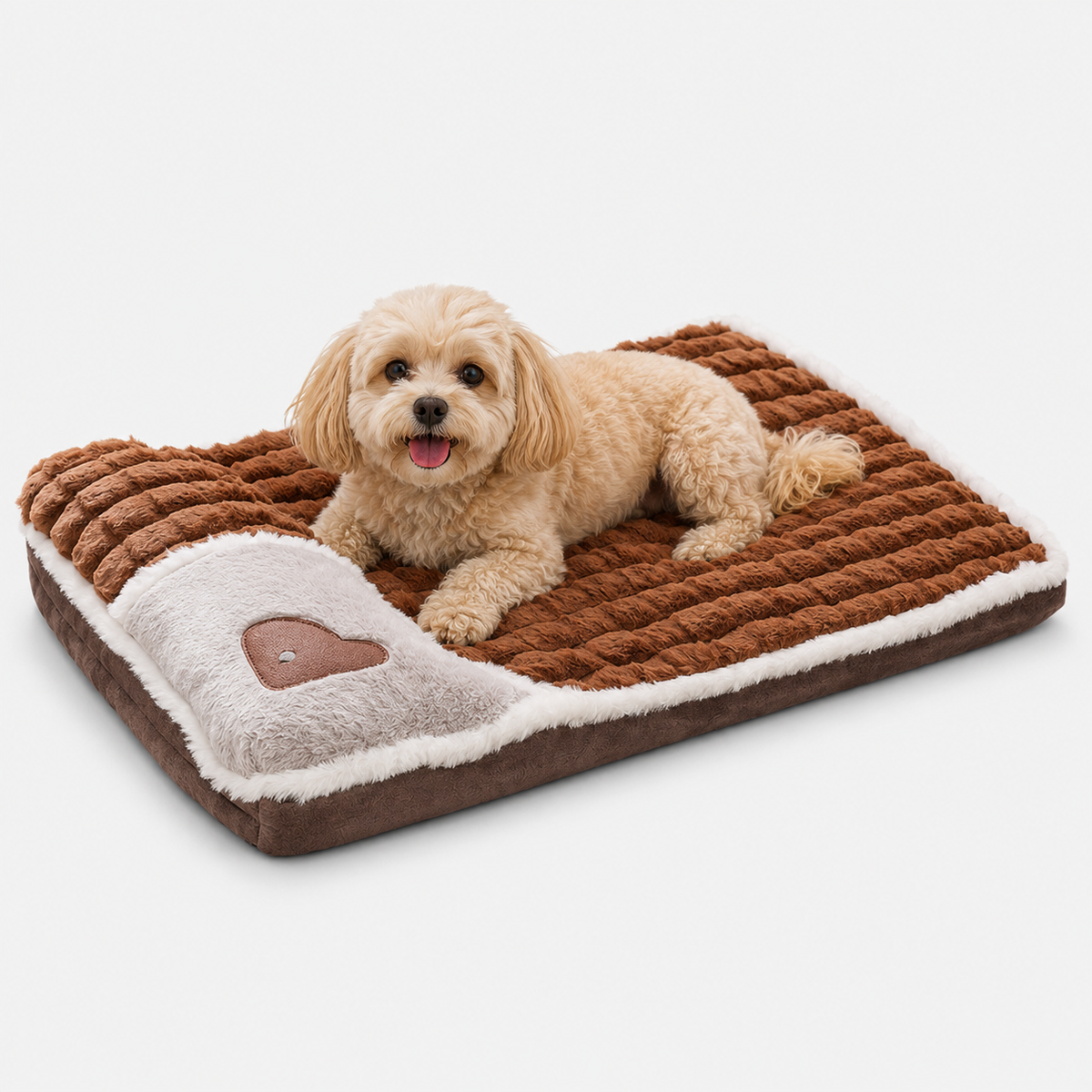 Orthopedic Pet Bed Mat Memory Foam Dog Cat Removable Washable Non-Slip Comfort Sleeping Place XL | Sansoti