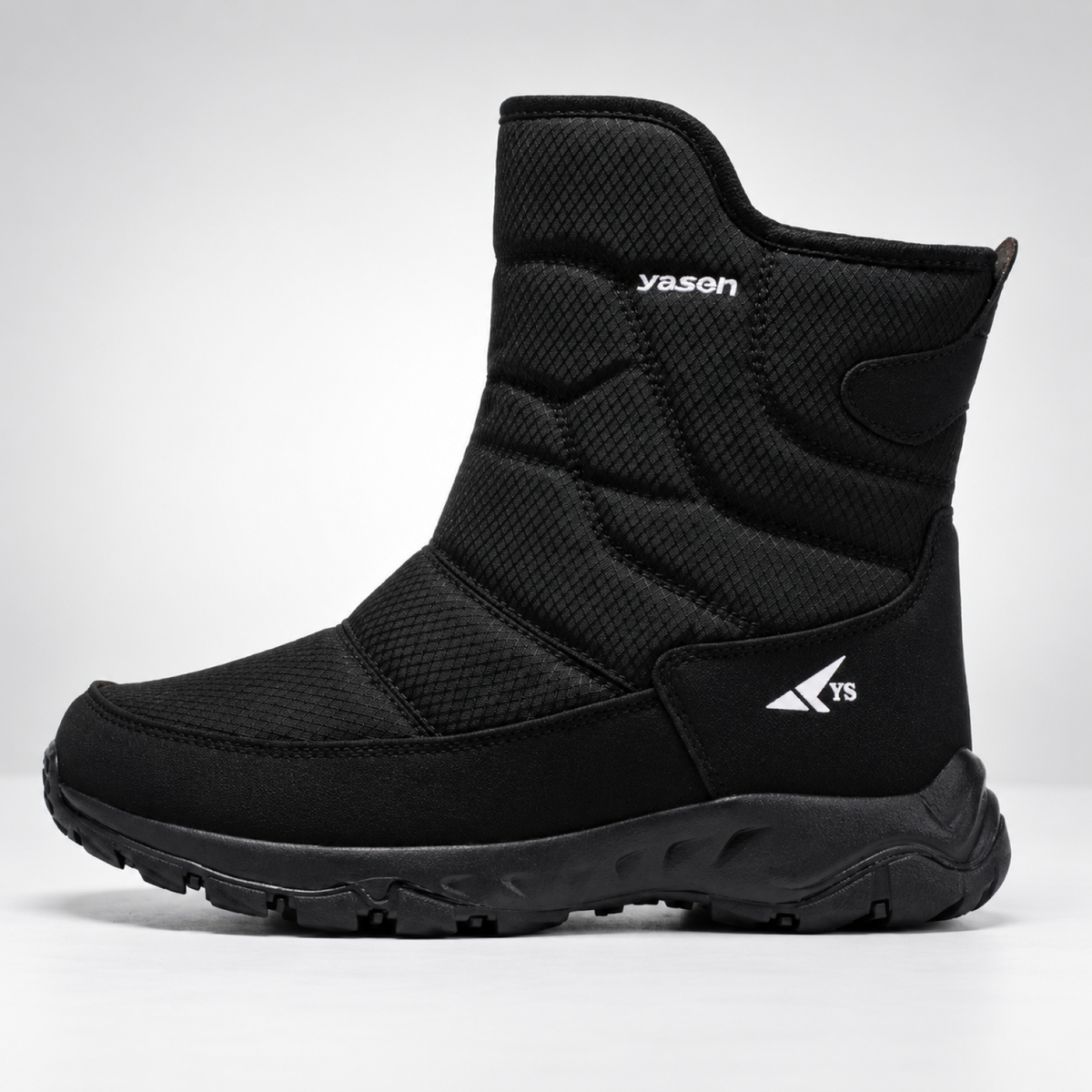 Wasserdichte Herren-Winterstiefel mit warmem Futter, rutschfester Sohle und sicherem Halt für Kälte, Schnee und Spaziergänge | Sansoti