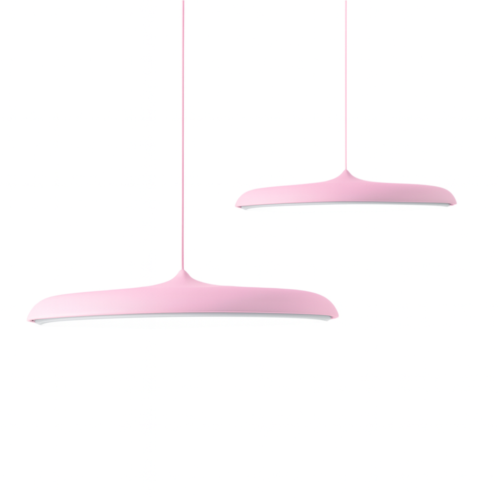 Moderne LED Hanglamp met Minimalistische Lijnen – Dimbare Eetkamerlamp in Meerdere Kleuren voor Scandinavisch Interieur | Sansoti