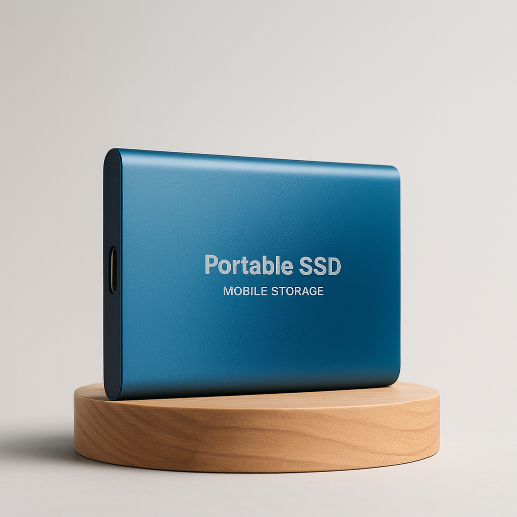 Tragbare SSD USB-C 3.1 1TB 2TB 4TB Schnell Kompakt Schwarz Blau Rot | Restfield