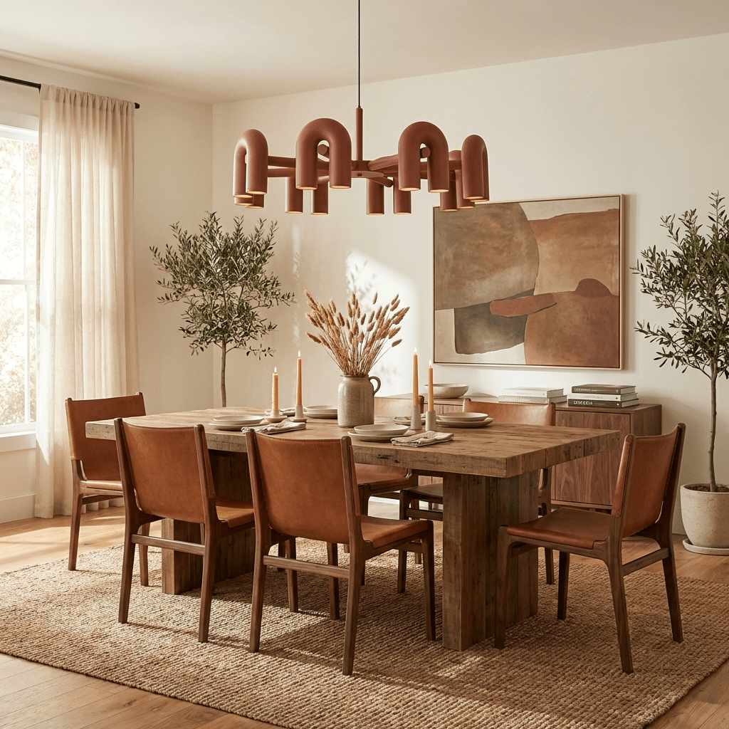 Modulaire Kroonluchter met U-Vormige Armen – Verstelbaar Design – Zwart, Grijs, Oranje of Blauw – 3, 4, 6 of 8 Lichtpunten – Modern Statement | Sansoti