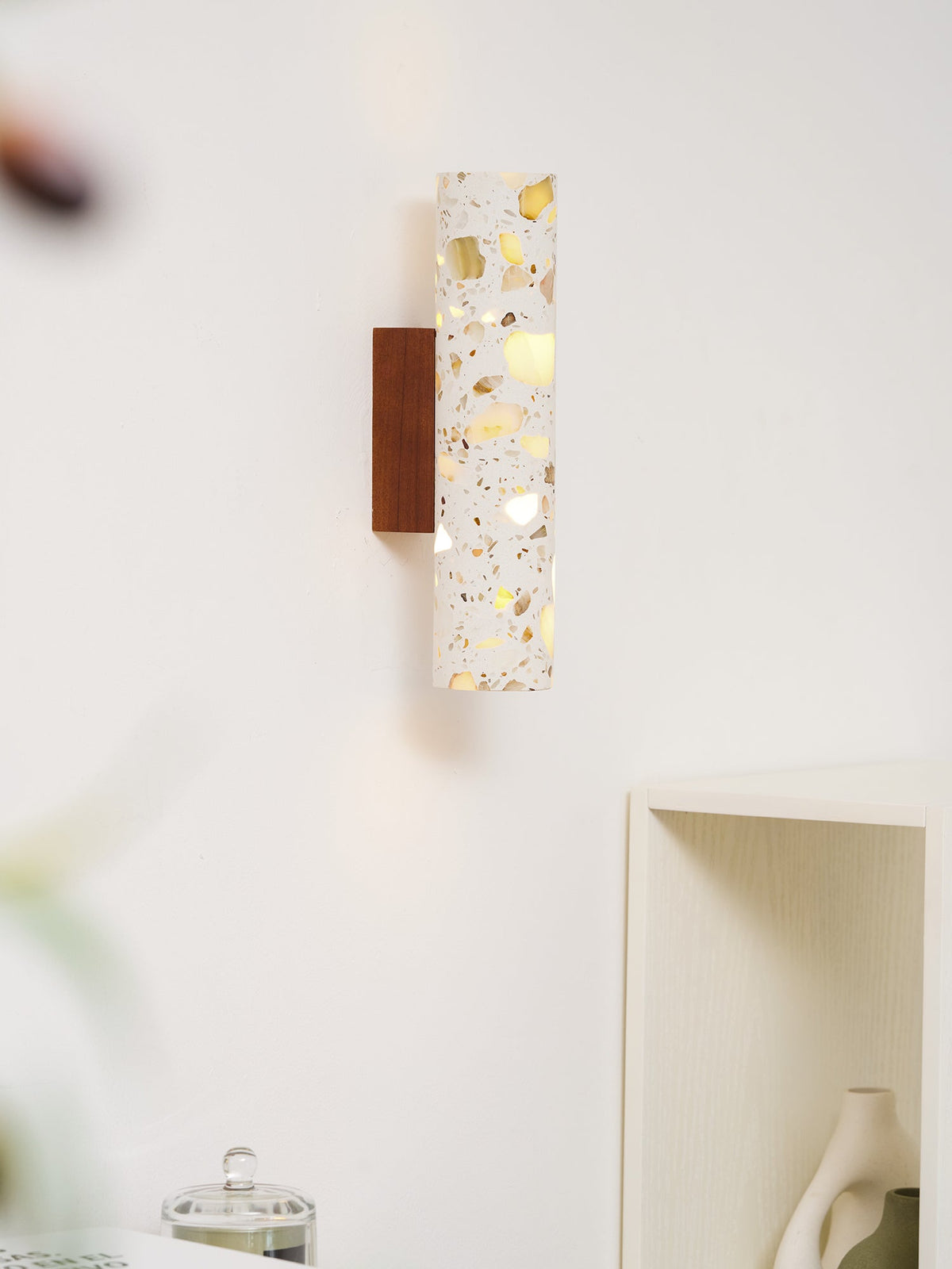 Cilindrische Wandlamp met Diffuus Licht - G9 Fitting - Dimbaar - Modern Design voor Woonkamer Slaapkamer | Sansoti